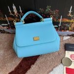 Dolce & Gabbana-Style Mini Flap Bag – Saffiano Leather with Gold-Tone Logo Plate (8 Colors Available) - 图片 10