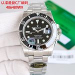 Rolex Submariner Replica Watch – Black Dial, Stainless Steel Oyster Bracelet, 300m Water Resistance - 图片 4