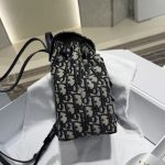 Dior Oblique Print Mini Backpack – Iconic Monogram Canvas, Drawstring Closure, Designer Backpack with Top Handle - 图片 7