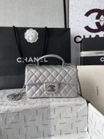 Chanel-Style Classic Flap Bag – Quilted Leather with Gold-Tone Chain & CC Log (4 Colors Available) - 图片 18