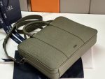 Dior Embossed Logo Briefcase – Monogram Leather, Structured Design, Designer Tote with Top Handle & Removable Strap - 图片 9