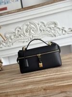 Celine-Style Mini Box Bag – Iconic Lock Clasp, Smooth Leather, Designer Crossbody with Top Handle in Multiple Colors - 图片 11
