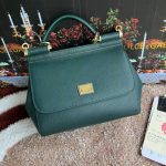 Dolce & Gabbana-Style Mini Flap Bag – Saffiano Leather with Gold-Tone Logo Plate (8 Colors Available) - 图片 14