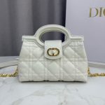 Dior Lady Dior Mini Bag – Quilted Leather, Gold-Tone Hardware, CD Clasp, Designer Tote with Removable Chain Strap