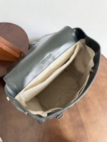 Bottega Veneta Green Intrecciato Backpack – Iconic Weave, Structured Design, Leather Rucksack, Designer Bag - 图片 6
