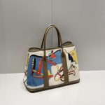 Hermès Garden Party Tote Bag – Artistic Print & Solid Colors, Canvas & Leather, Large Capacity, Iconic Designer Tote - 图片 9
