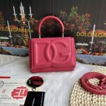 Dolce & Gabbana-Style Mini DG Logo Bag – 3D Embossed Leather with Top Handle - 图片 12