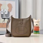 Hermès Evelyne 18 Bag – Perforated "H" Design, Multi-Color Options, Togo Leather, Crossbody Style, Iconic Designer Bag - 图片 16