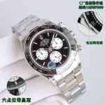 Rolex Cosmograph Daytona – Black Dial with White Sub-Dials, Stainless Steel Oyster Bracelet, Ceramic Bezel - 图片 6