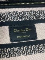 Dior Lady Dior Tote – Floral Print, Christian Dior Logo Stripe, Designer Handbag with Top Handle & Removable Strap - 图片 6