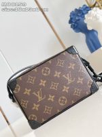 Louis Vuitton-Style Keepall Mini Bag – Black Monogram Canvas with Full-Metal Hardware - 图片 4