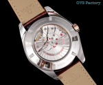 Omega Seamaster Annual Calendar – Silver Dial with Rose Gold Accents and Brown Alligator Leather Strap - 图片 4