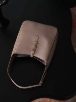 Saint Laurent-Style Tote Bag – Burgundy Quilted Leather with Metallic YSL Logo & Dual Handles – Designer-Inspired Work & Travel Bag for Women - 图片 10