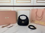 Miu Miu-Style Quilted Mini Bag – Iconic Diamond Stitching, Metallic Logo Detail, Designer Handbag with Detachable Strap in Multiple Colors - 图片 13