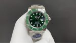 Rolex Submariner Men's Watch – Green Dial with Ceramic Bezel, Stainless Steel Oyster Bracelet, 300m Water Resistance