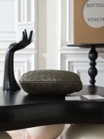 Bottega Veneta Olive Green Intrecciato Knot Bag – Iconic Weave, Artistic Handle, Leather Hobo, Designer Handbag - 图片 3