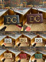 Dolce & Gabbana-Style Mini Flap Bag – Leather with Ornate DG Logo Clasp