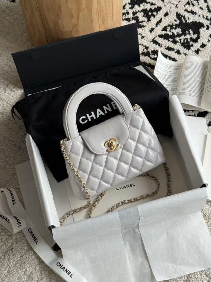 Chanel-Style Mini Flap Bag Collection – Quilted Leather with Gold-Tone Chain & Top Handle in Multiple Colors