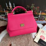 Dolce & Gabbana-Style Mini Flap Bag – Saffiano Leather with Gold-Tone Logo Plate (8 Colors Available) - 图片 8