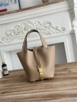 Hermès Picotin 18 Bag – 24 Color Options, Togo Leather, Iconic Clasp, Compact Bucket Style, Designer Handbag - 图片 13