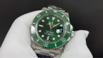 Rolex Submariner Men's Watch – Green Dial with Ceramic Bezel, Stainless Steel Oyster Bracelet, 300m Water Resistance - 图片 4