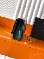 Saint Laurent-Style Tote Bag – Burgundy Quilted Leather with Metallic YSL Logo & Dual Handles – Designer-Inspired Work & Travel Bag for Women - 图片 9