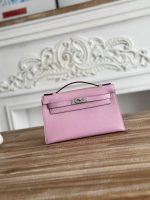 Hermès Kelly Mini Bag – "First-Generation Palm Texture" Leather, 18 Color Options, Iconic Clasp, Handcrafted Luxury - 图片 20