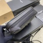 Saint Laurent-Style Tote Bag – Burgundy Quilted Leather with Metallic YSL Logo & Dual Handles – Designer-Inspired Work & Travel Bag for Women - 图片 8