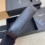 Saint Laurent-Style Tote Bag – Burgundy Quilted Leather with Metallic YSL Logo & Dual Handles – Designer-Inspired Work & Travel Bag for Women - 图片 8