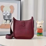 Hermès Evelyne 18 Bag – Perforated "H" Design, Multi-Color Options, Togo Leather, Crossbody Style, Iconic Designer Bag - 图片 15