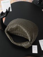 Bottega Veneta Olive Green Intrecciato Knot Bag – Iconic Weave, Artistic Handle, Leather Hobo, Designer Handbag - 图片 8