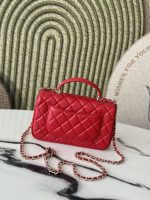 Chanel-Style Classic Flap Bag – Quilted Leather with Gold-Tone Chain & CC Log (4 Colors Available) - 图片 20