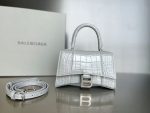 Balenciaga Mini City Bag – Crocodile-Embossed Leather, Multi-Color Options, Iconic "B" Clasp, Designer Handbag - 图片 14