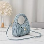 Miu Miu-Style Quilted Mini Bag – Iconic Diamond Stitching, Metallic Logo Detail, Designer Handbag with Detachable Strap in Multiple Colors - 图片 6