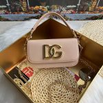 Dolce & Gabbana-Style Mini Chain Bag – Leather with Gold-Tone DG Logo Clasp - 图片 12