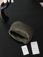 Bottega Veneta Olive Green Intrecciato Knot Bag – Iconic Weave, Artistic Handle, Leather Hobo, Designer Handbag - 图片 5