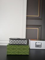 Gucci-Style Camera Bag – Black & White GG Monogram Canvas with Leather Trim & Oval Logo Patch - 图片 7