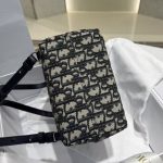 Dior Oblique Print Mini Backpack – Iconic Monogram Canvas, Drawstring Closure, Designer Backpack with Top Handle - 图片 10