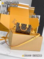 Louis Vuitton-Style Speedy Mini Bag – Monogram Canvas with Yellow Leather Trim & A-Grade Full-Metal Hardware (Chip Version M81085) - 图片 7