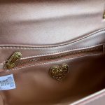 Dolce & Gabbana-Style Quilted Mini Bag – Sunburst Stitching with Ornate Heart Clasp - 图片 16