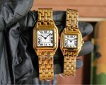 Cartier Santos-Dumont – Women's 18K Yellow Gold Watch (Two Sizes Available: Large & Small)