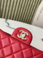 Chanel-Style Classic Flap Bag – Quilted Leather with Gold-Tone Chain & CC Log (4 Colors Available) - 图片 19