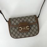 Gucci-Style Top Handle Mini Bag – Black Embossed GG Leather with Gold-Tone Hardware & Adjustable Strap