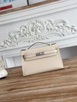 Hermès Kelly Mini Bag – "First-Generation Palm Texture" Leather, 18 Color Options, Iconic Clasp, Handcrafted Luxury