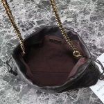 Bottega Veneta Black Intrecciato Drawstring Bag – Iconic Weave, Sculptural Silhouette, Leather Pouch, Designer Handbag - 图片 7