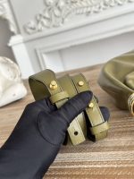 Celine-Style Hobo Bag – Iconic Gold Ring Handle, Soft Leather, Designer Shoulder Bag with Detachable Strap - 图片 4