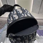 Dior Oblique Print Backpack – Iconic Monogram Canvas, Christian Dior Logo Stripe, Designer Backpack with Adjustable Straps - 图片 9