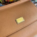 Dolce & Gabbana-Style Mini Flap Bag – Saffiano Leather with Gold-Tone Logo Plate (8 Colors Available) - 图片 8