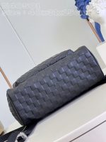 Louis Vuitton-Style Damier Graphite Backpack – Grey Checkerboard Canvas with Premium Hardware & Multi-Compartment Design - 图片 5