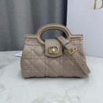 Dior Lady Dior Mini Bag – Quilted Leather, Gold-Tone Hardware, CD Clasp, Designer Tote with Removable Chain Strap